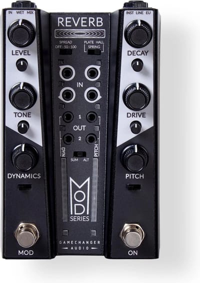 Gamechanger Audio AUTO Series Reverb Pedal - Modulair reverb pedaal - Zwart