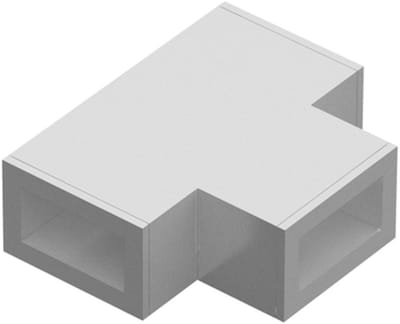 FugaFlow Eccelente Vetro T-verbindingstuk voor combinatie van stabilisatiestangen tussen vaste wand met zijwand Geborsteld RVS