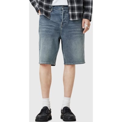 AllSaints Switch Short Worn Indigo Blue Taglia: W34 | Shorts di jeans Outlet | Uomo | Blu