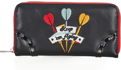 Banned - Keep 'Em Flying Dames portemonnee - Zwart
