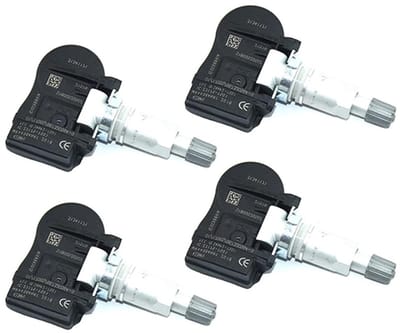 Banden Spaningssensoren - TPMS Sensoren - Veilig Rijden - Stabiel Signaal - 4 Stuks - Zwart