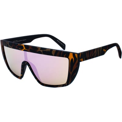 Bril ITALIA INDEPENDENT 0912-ZEF-044. Zonnebril, Kleur bruin. Unisex.