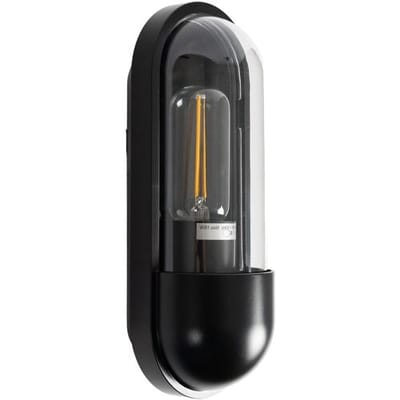 KS Verlichting buitenlamp - Eye muurlamp - Kuststof - IP54 - Zwart