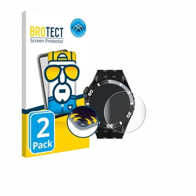 BROTECT - Screenprotector voor Swatch SCUBAQUA SSCU09 - Folie Beschermfolie transparant volledig dekking - 2 Stuks
