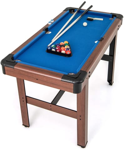 M-Goods Pooltafel 122 cm voor Thuis - Biljarttafel met Accessoires - Stabiel MDF Frame - Complete Set Inclusief Ballen en Keusticks