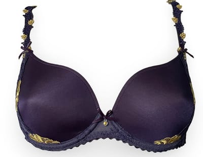 Marie Jo Tonya Beha Kleur Paars met gouden borduursel Maat 75C