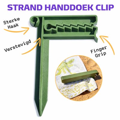Strand Handdoek Clip Set – 4 Stuks – Sterke Handdoek Klem Strand – Towel Clip tegen Wind – Strand Peg – Handdoekhouder Strandstoel – Strand Accessoires – Camping & Zwembad