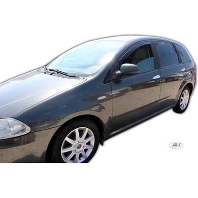 Déflecteurs d'air - J&J AUTOMOTIVE - Fiat Croma 2005-2011 - Fumé - Acrylique renforcé - Installation facile fumée