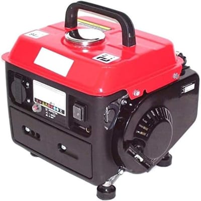 RWB® Generator Benzine - Benzine Generator - Generator - Rood en Zwart - 39 x 35 x 36 cm