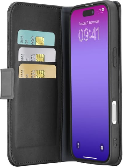 Cellularline Book Agenda mobiele telefoon behuizingen 16 cm (6.3") Folioblad Zwart
