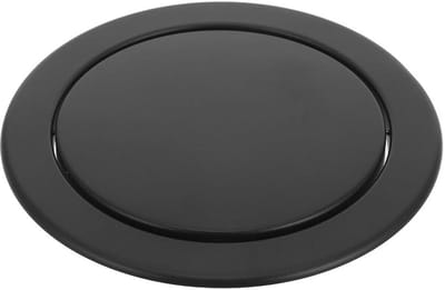 Afvaldeksel - Inbouw Deksel - Keuken Badkamer - Ruimtebesparend Ontwerp - 252 cm Diameter - Zwart