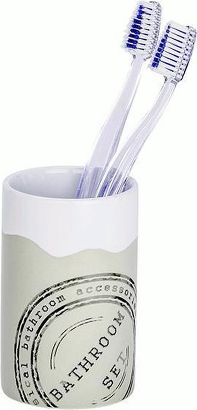 Beker Wenko Bathroom Keramiek Wit 7.5x10.6x7.5cm