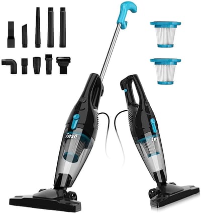 R3S Stofzuiger Met Snoer - Krachtige 3-in-1 lichtgewicht - Handheld Stick - Kruimeldief - Blauw