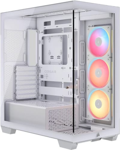 Corsair 3500X LXR LINK White - Case - Miditower - Wit