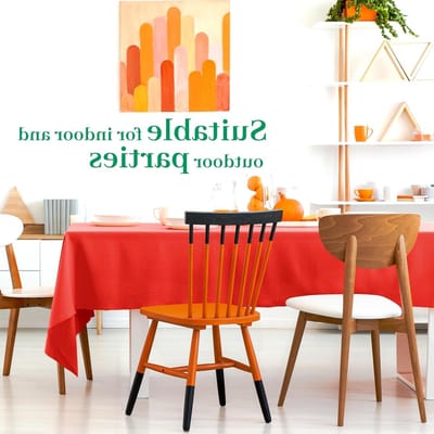 Verkrijg Wegwerp Plastic Servetten in Rood en Donkergroen, 137 x 275 cm, Perfect voor Tafeldecoratie bij Feestjes, Bruiloften en Buitenevenementen