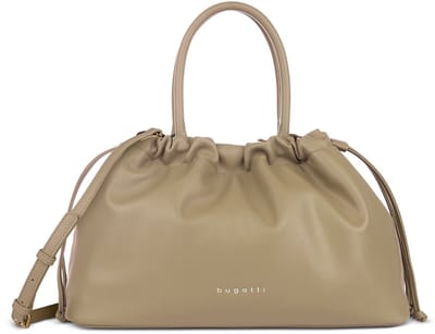 bugatti schoudertas shopper Leni Ladies Bag Sand Lichtbruin
