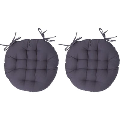 Eazy Living Stoelkussen Lys Grijs - 38 cm x 38 cm - 4 Stuks