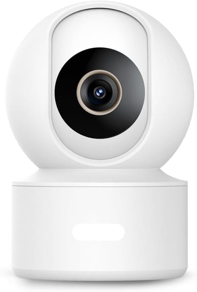 Babyfoon - Met Camera - Baby Monitor - Binnencamera - WiFi6 - AI-detectie - Geen stekker - 3K - 360°- Weergave - Met kleurennachtzicht - Wit