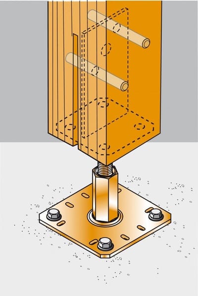 Staafpluggen - Bevestigingspennen - Houtverbindingen Maken - Galvanisch Verzinkt - 16x250 mm
