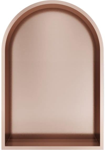 Hotbath &More Inbouwnis Toogmodel - 452 x 30 x 10 cm - Geborsteld Koper PVD