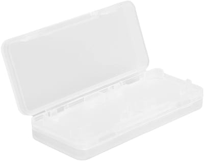 Dailygoods- Game Card Case Schokbestendig - Draagbare Opbergdoos - Transparant Wit - Voor 4 Gamekaarten - Duurzaam PP Materiaal - Lichtgewicht en Krasvast - Game Card Holder