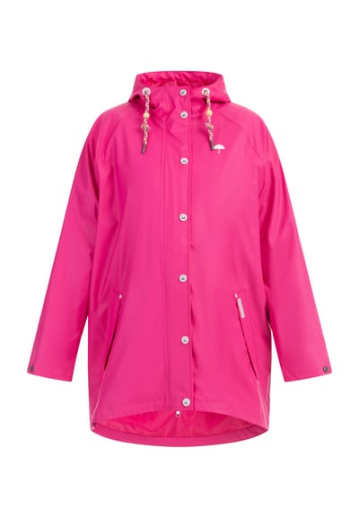 Schmuddelwedda Grote maat regenjas bridgeport Dames ROZE-280