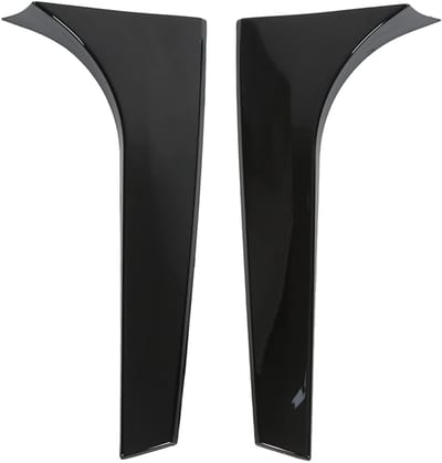 Dailygoods- Zijspoiler Achterruit - Vervanging voor B-Klasse W246 B180 B200 2012-2018 - Glanzend Zwart - 2 Stuks - Hoogwaardig ABS Materiaal - Achterspoiler
