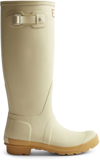 Hunter - Women's Original Tall Wellington Boots Gravel/Biscuit - Maat 40-41