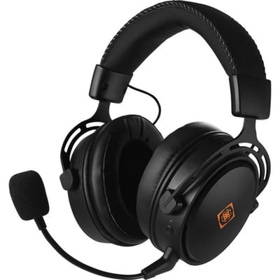 Deltaco Gaming DH410 Wireless Gaming Headset, 2.4 GHz USB receiver, 50 mm drivers, up to 17 hours