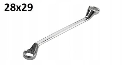 Powerbuilt Ringsleutel 28x29mm, 75° Gebogen, Dubbelzijdig