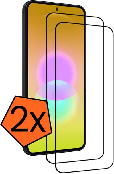 Screenprotector - 2 Stuks - Geschikt voor Samsung Galaxy A27 - Full Cover - Gehard Glas - Beschermglas - Tempered Glass - Screen Protector