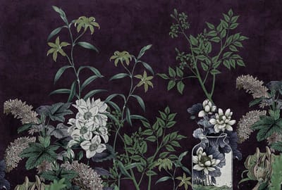 Fotobehang darkroom1 DD121904 Livingwalls Walls by Patel 3 Groen Paars Vlies 270 x 400 cm (4 delen) 3D Fotobehang