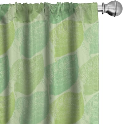 ABAKUHAUS – Gardijnen Geometrisch – 2x75x225 cm – Groen