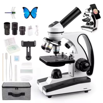 Microscoop - Junior - 2000x Vergroting - Microscope - Preparaat - Microscoop voor Kinderen - Microscopen