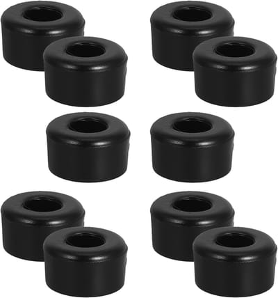 Schokdempers Rolschaatsen - Skatetruck Bussen - Soepel Skaten - Universele Compatibiliteit - 20 Stuks - Zwart