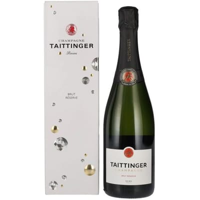 Taittinger Champagne Réserve Brut 12,5% Vol. 0,75l in geschenkverpakking