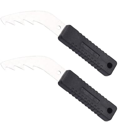 Onkruidverwijderaar Set - Wiederset Tuingereedschap - Onkruid Wieden - Ergonomische Handgreep - 2 Stuks - Zwart