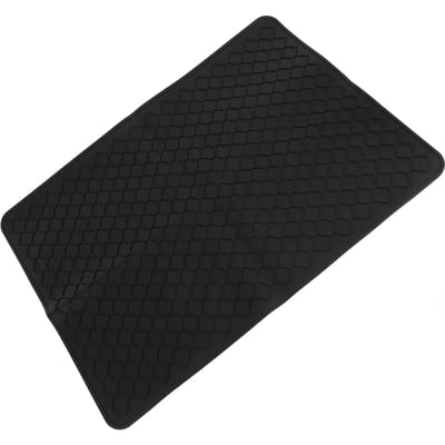 Kookplaatafdekking voor Kookplaat Silicone Elektrische Kookplaatafdekmat 27.8 X 19.9in Kookplaatafdekking Afwasdroog black