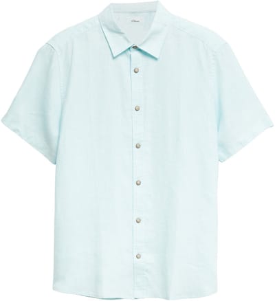 s.Oliver  Shirts Aqua Taglia: L | Camicie Casual Outlet | Uomo | Ciano