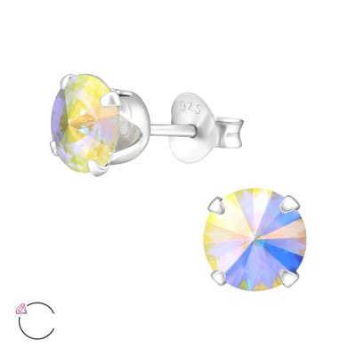 WeLoveSilver - zilveren oorstekers - Swarovski kristallen - luxe
