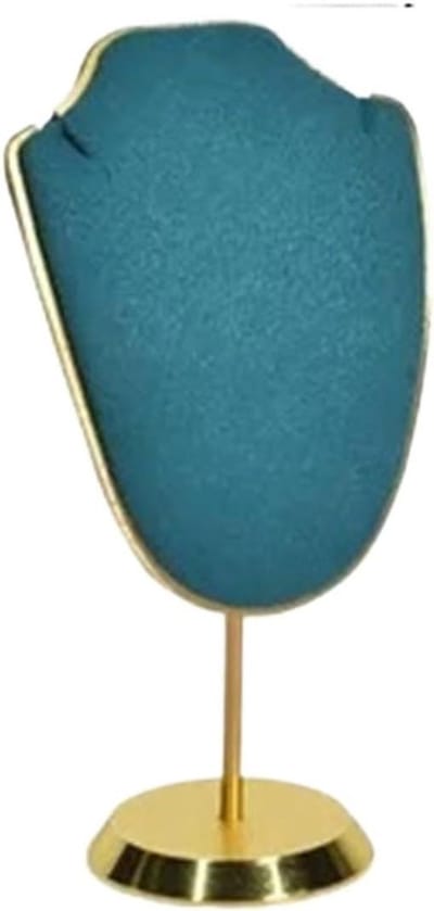 Sieraden Buste - Hanger Display - Sieraden Presenteren - Stabiele Basis - 11 cm Hoogte - Blauw