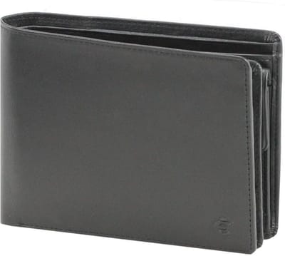 Esquire Logo Portemonnee I Leer 12,5 cm - Jongens - Horizontaal - schwarz