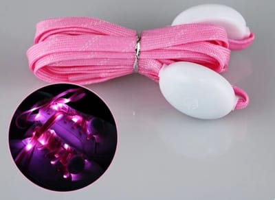 *** Veters met LED verlichting - Lichtgevende veters - 70CM - Coole Hippe veters - op batterijen- Sprankelend trendy - van Heble® ***