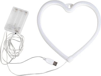 Ginger Ray - Ginger Ray - Roze neon LED licht hart 20 cm