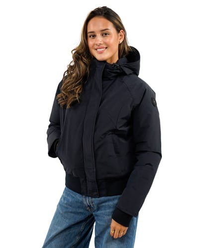 Bomber Jas Dames Dark Navy Blue L