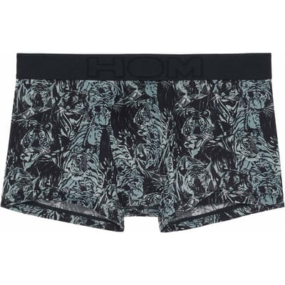 HOM heren temptation microfiber boxer tigers zwart & grijs