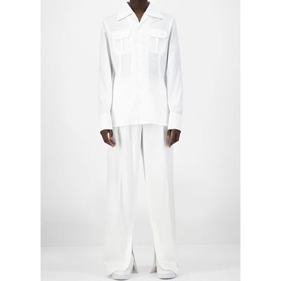 Daily Paper White Kaleb Shirt Maat: XS | Casual Overhemden Outlet | Heren | Wit