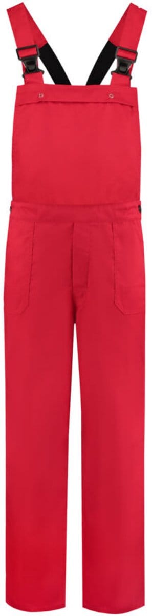 Party Tuinbroek Rood Volwassenen Premium - Maat XXXL