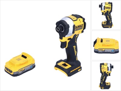 DeWalt DCF 850 N accu-slagmoersleutel 18 V 205 Nm 1/4" borstelloos + 1x oplaadbare accu 1,7 Ah - zonder oplader