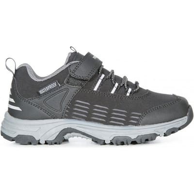 Trespass Kinderen/Kinderen Harrelson Low Cut Wandelende Trainers (Zwart)